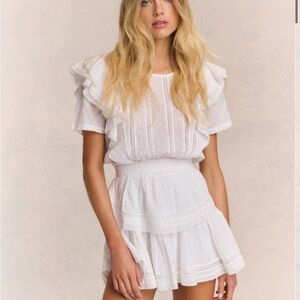 NWT LoveshackFancy Natasha Mini Dress